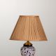 Beige Silk Pleated Empire Lampshade- B22 Holder